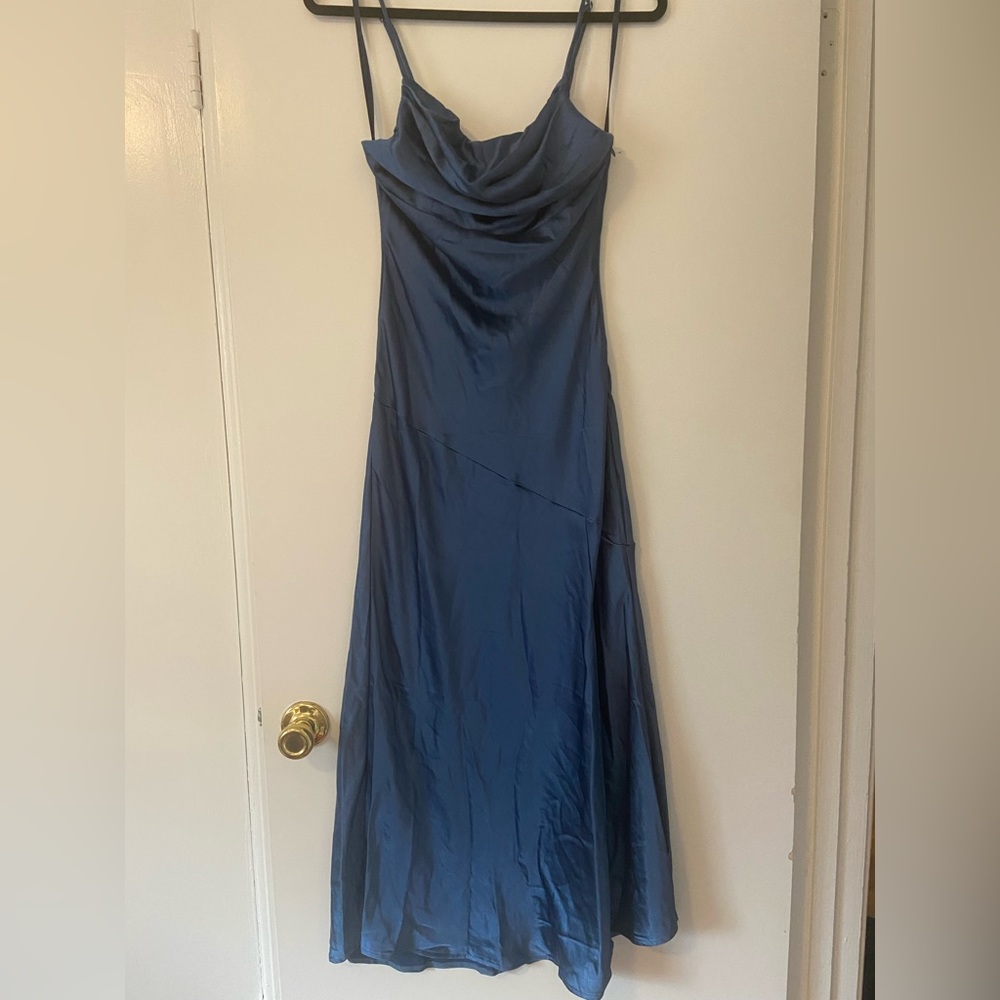 Navy Midi Dress